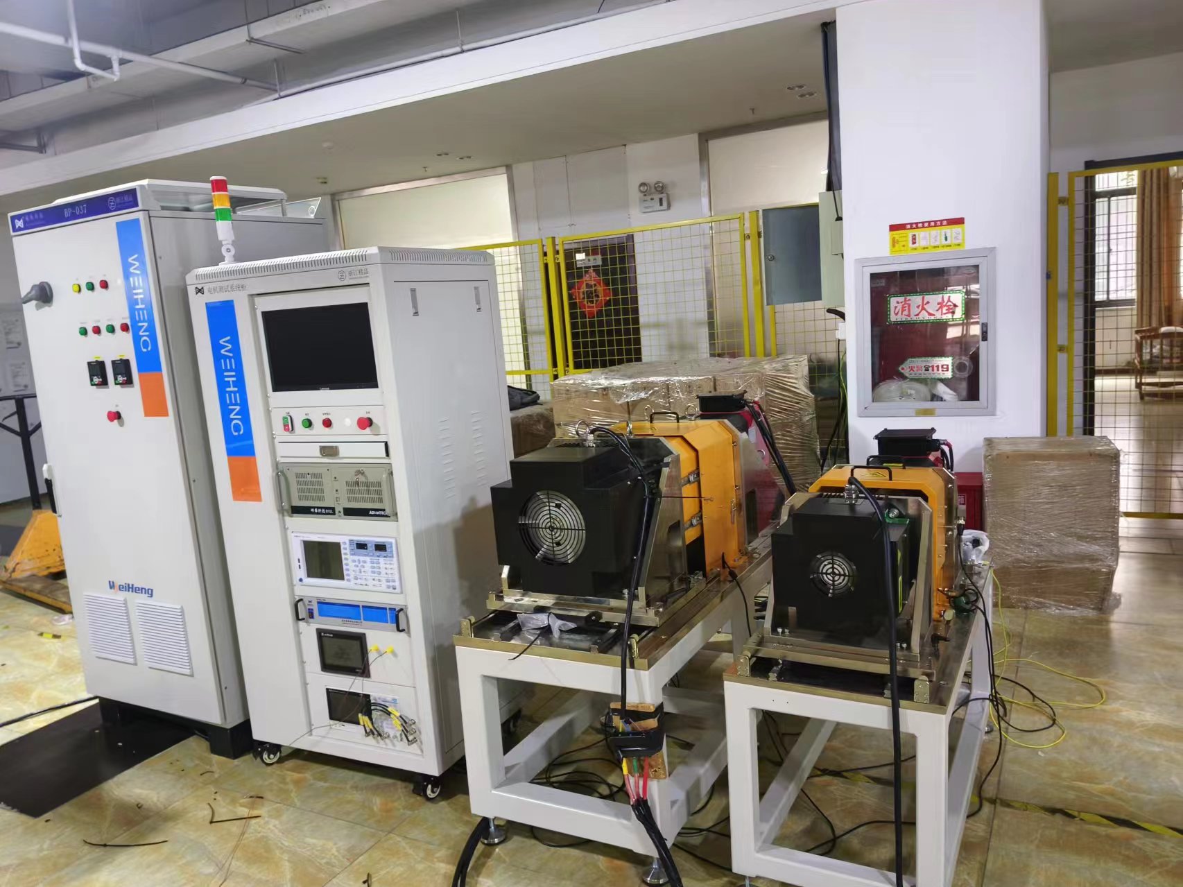 昆山佳華汽車零部件有限公司調試現(xiàn)場